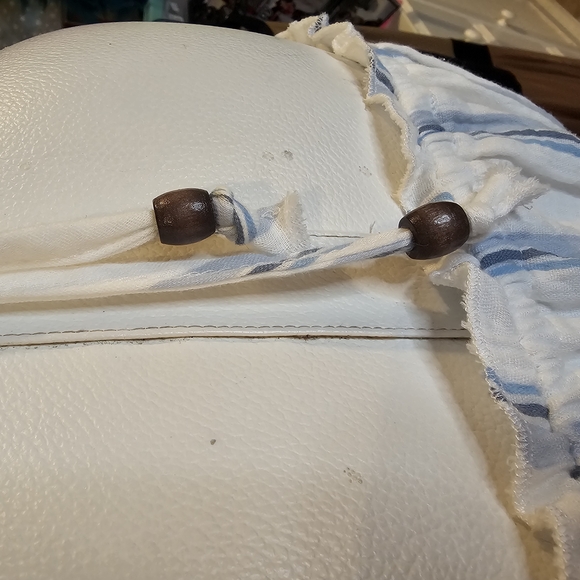 Ocean Drive, Striped White and Blue Women's 2 Piece Set - Picture 6 of 10